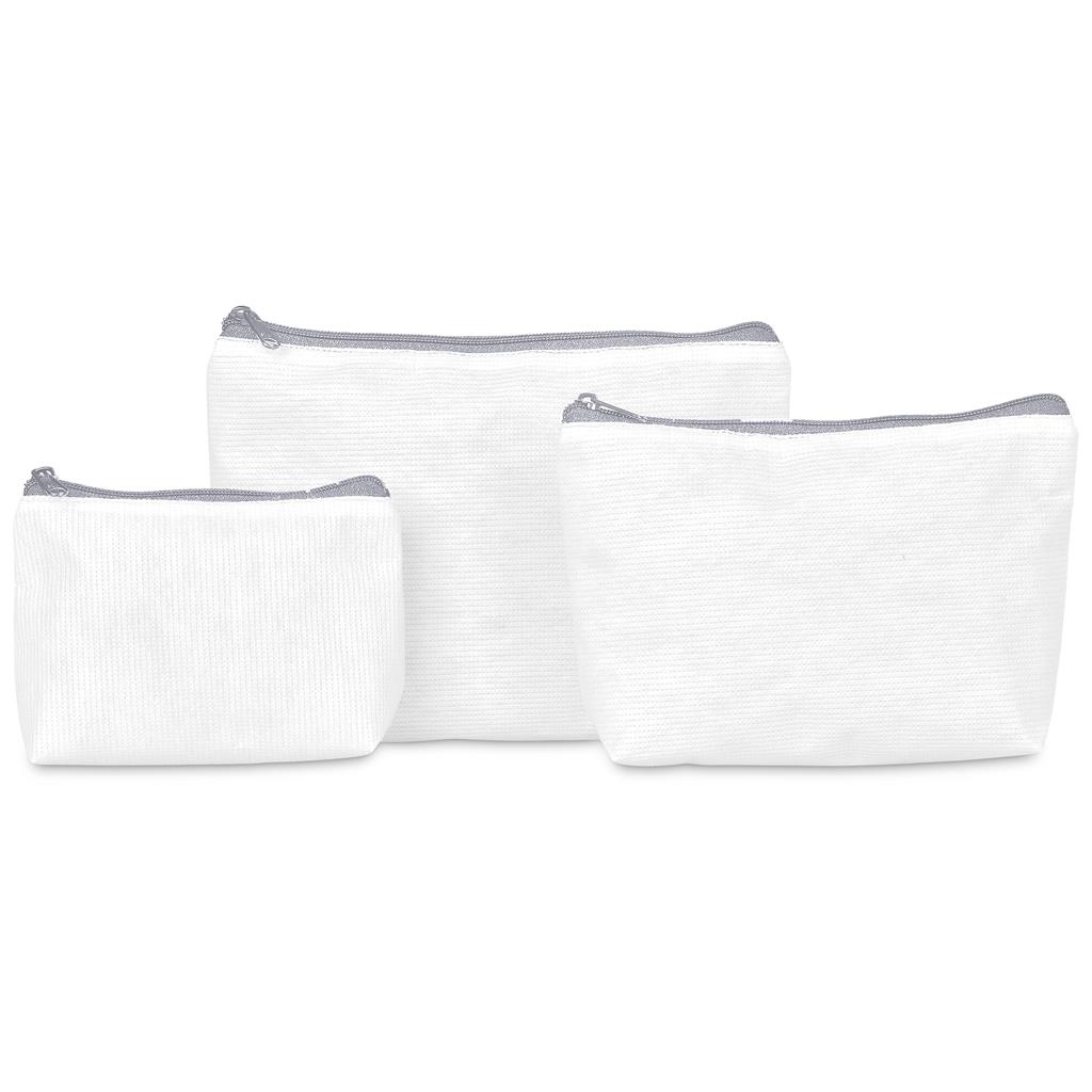Hoppla Leanne Recycled PET Stitch-Bond Mini Toiletry Bag - Image 18