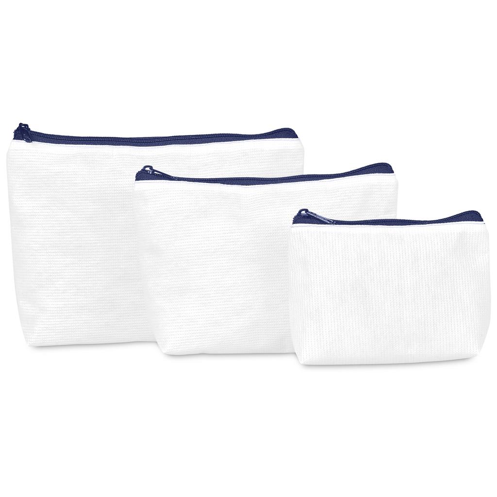 Hoppla Leanne Recycled PET Stitch-Bond Mini Toiletry Bag - Image 21