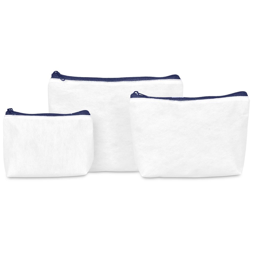 Hoppla Leanne Recycled PET Stitch-Bond Mini Toiletry Bag - Image 19