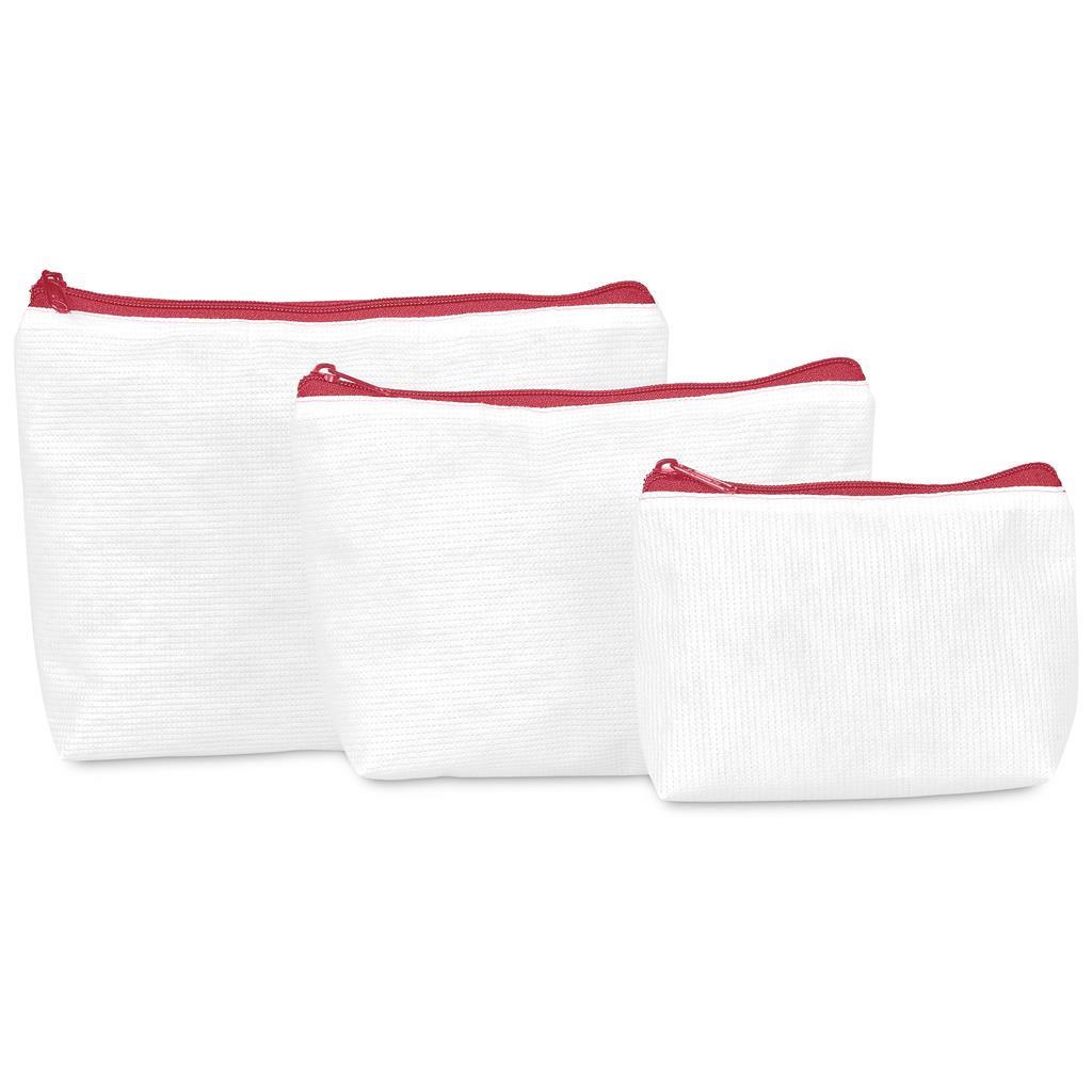 Hoppla Leanne Recycled PET Stitch-Bond Mini Toiletry Bag - Image 24