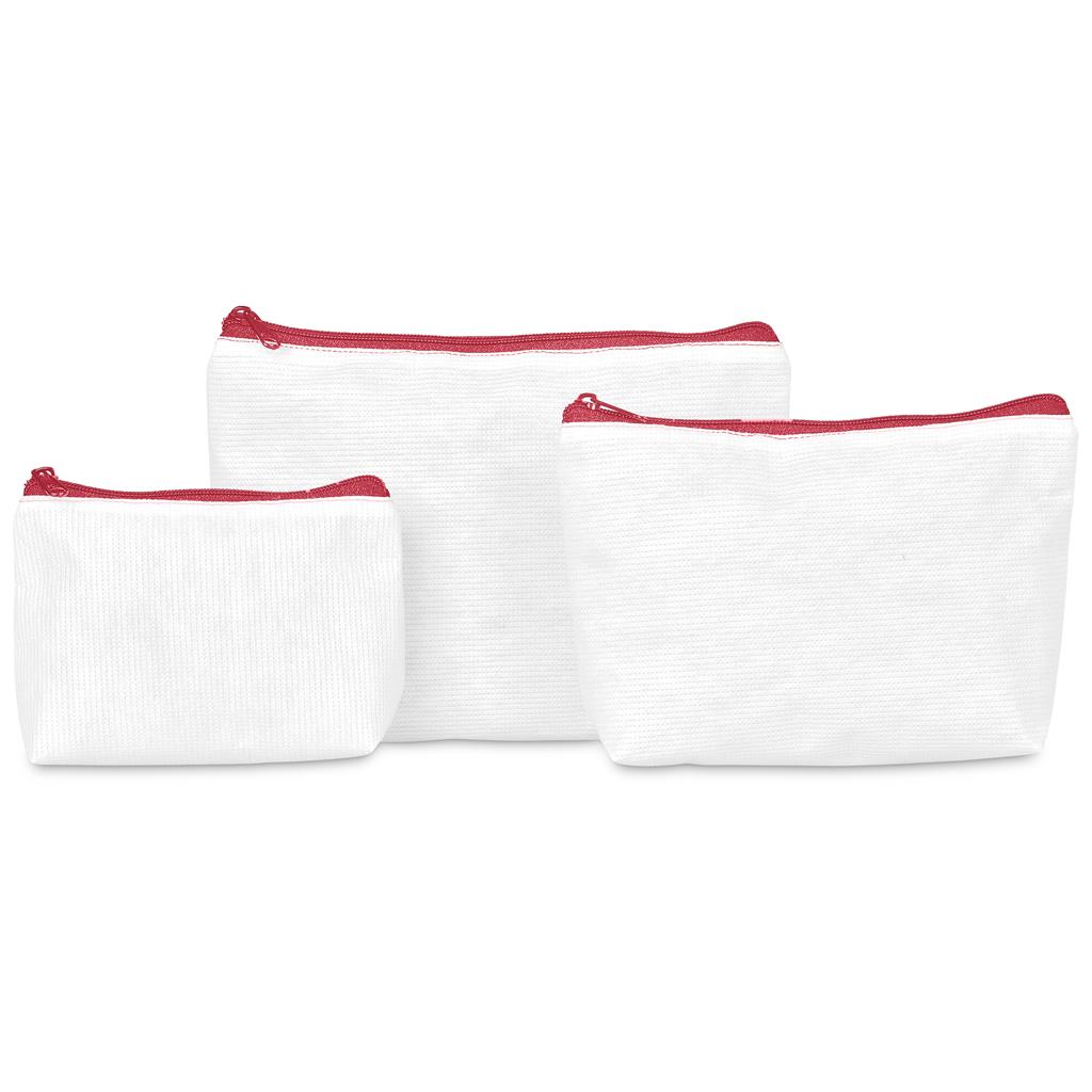 Hoppla Leanne Recycled PET Stitch-Bond Mini Toiletry Bag - Image 23