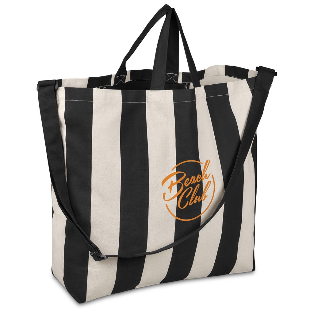 Okiyo Natsuri Recycled Cotton Canvas Large Beach Bag - Image 11
