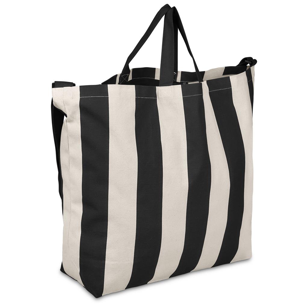 Okiyo Natsuri Recycled Cotton Canvas Large Beach Bag - Image 9