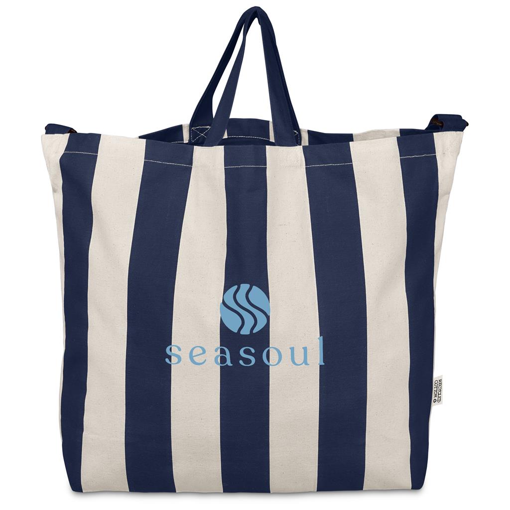 Okiyo Natsuri Recycled Cotton Canvas Large Beach Bag - Image 14