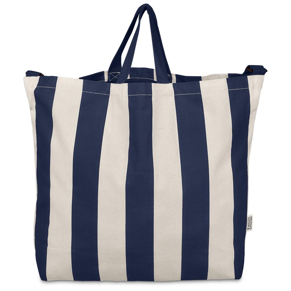 Okiyo Natsuri Recycled Cotton Canvas Large Beach Bag - Image 12