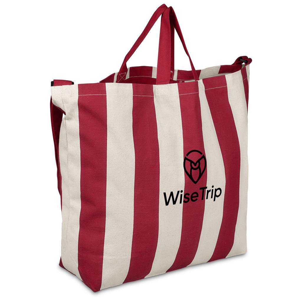 Okiyo Natsuri Recycled Cotton Canvas Large Beach Bag - Image 20