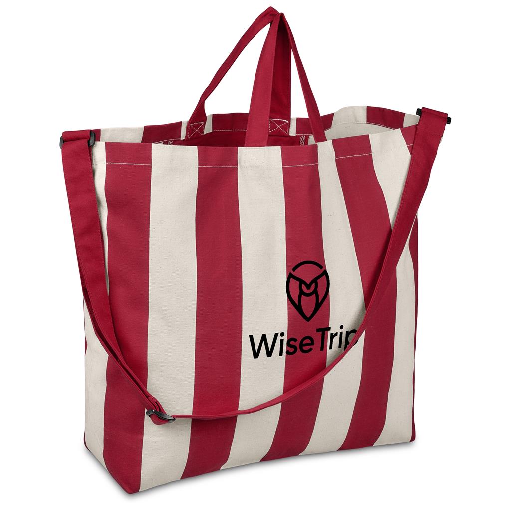 Okiyo Natsuri Recycled Cotton Canvas Large Beach Bag - Image 23