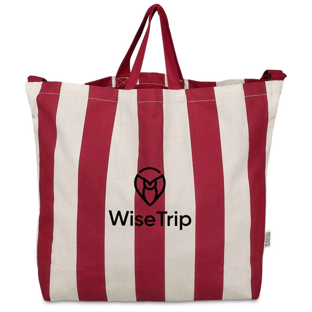 Okiyo Natsuri Recycled Cotton Canvas Large Beach Bag - Image 21
