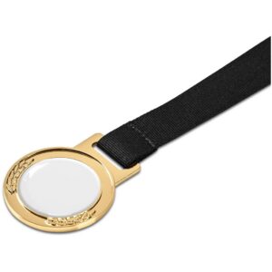 Alternative view of Altitude Achiever Medal With Black Petersham Lanyard