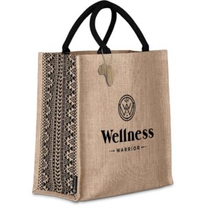 Alternative view of Andy Cartwright Symmetry Jute Tote