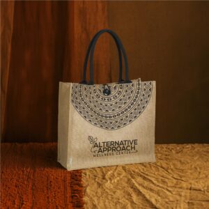 Alternative view of Okiyo Kashira Jute Tote