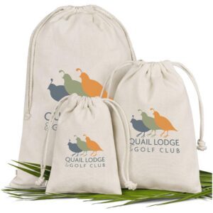 Alternative view of Okiyo Chikara Maxi Cotton Drawstring Pouch