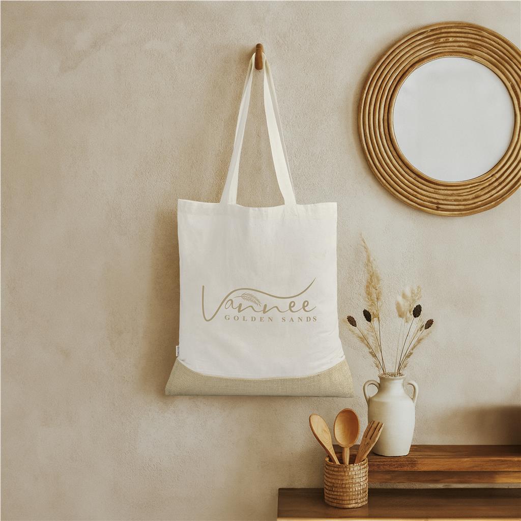 Okiyo Bijin Jute & Cotton Shopper - Image 4