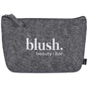 Alternative view of Okiyo Kesho Recycled PET Felt Mini Cosmetic Bag
