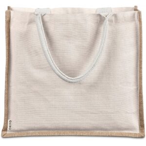 Alternative view of Okiyo Chinsai Maxi Jute & Cotton Tote