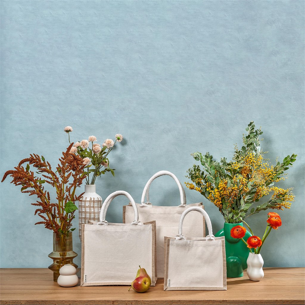 Okiyo Chinsai Mini Jute & Cotton Gift Bag - Image 12