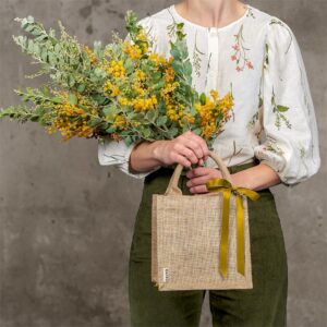 Alternative view of Okiyo Miyag Mini Jute Gift Bag