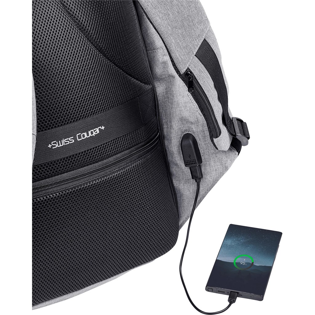 Swiss Cougar Palencia Anti-Theft Laptop Backpack - Image 15