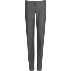 Ladies Cambridge Flat Front Pants - Grey