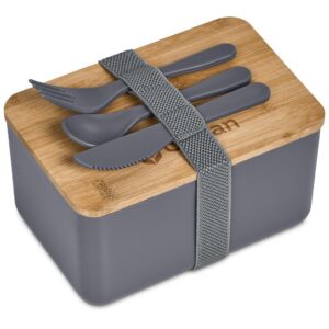 Okiyo Pasuta Recycled Plastic & Bamboo Lunch Box