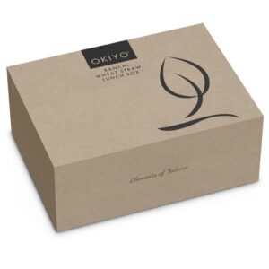 Alternative view of Okiyo Ranchi Wheat Straw Lunch Box Set