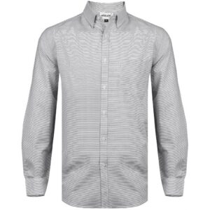 Mens Long Sleeve Earl Shirt - Grey