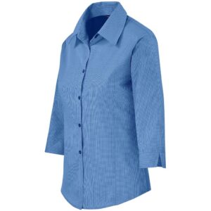 Alternative view of Ladies 3/4 Sleeve Micro Check Shirt