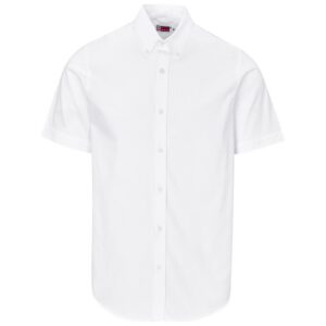 Mens Short Sleeve Brushed Cotton Twill Moderna Shirt