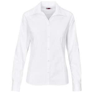 Ladies Long Sleeve Brushed Cotton Twill Moderna Shirt