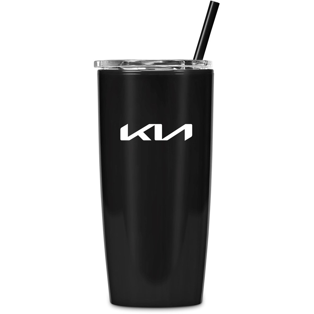 Altitude Daytona Plastic 2-in-1 Double-Wall Tumbler & Straw - 600ml - Image 5