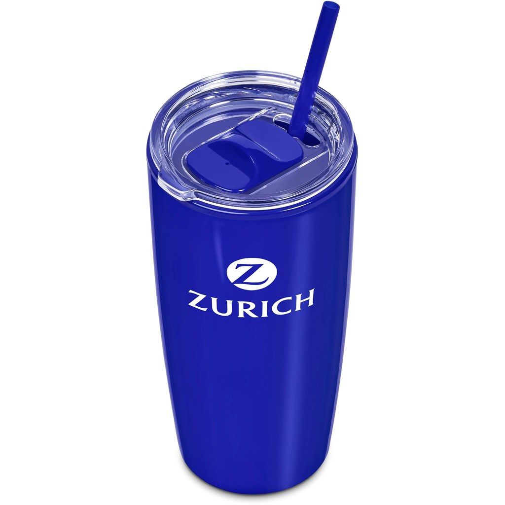 Altitude Daytona Plastic 2-in-1 Double-Wall Tumbler & Straw - 600ml - Image 15