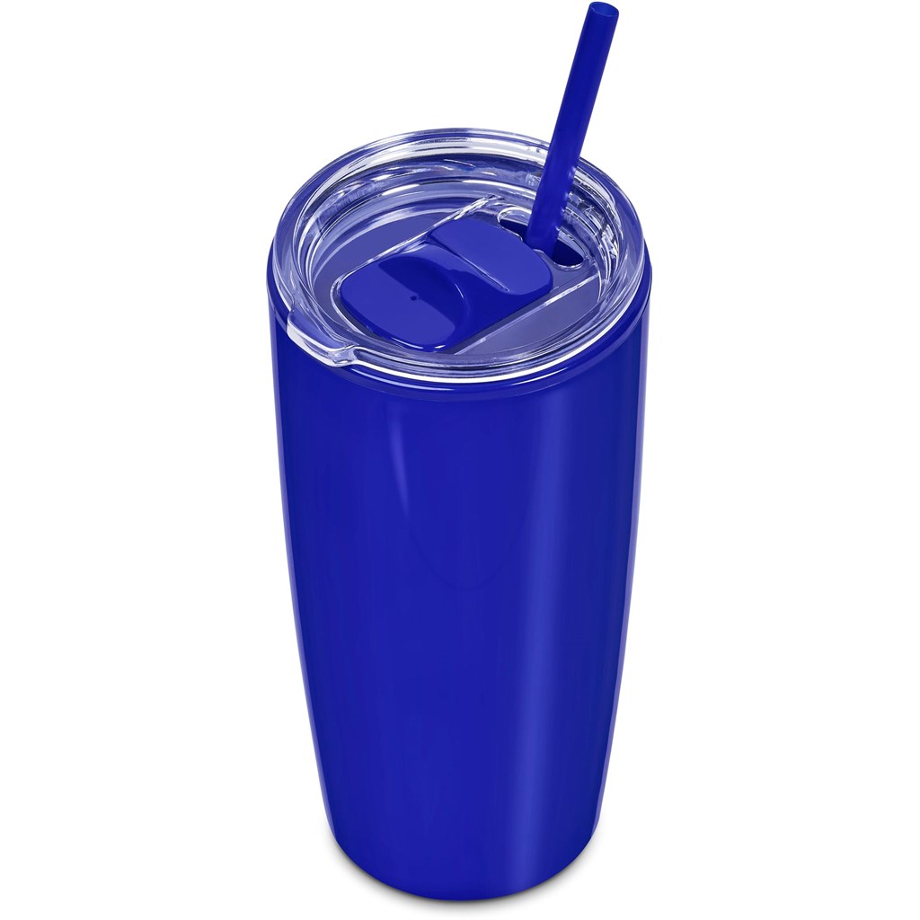 Altitude Daytona Plastic 2-in-1 Double-Wall Tumbler & Straw - 600ml - Image 21