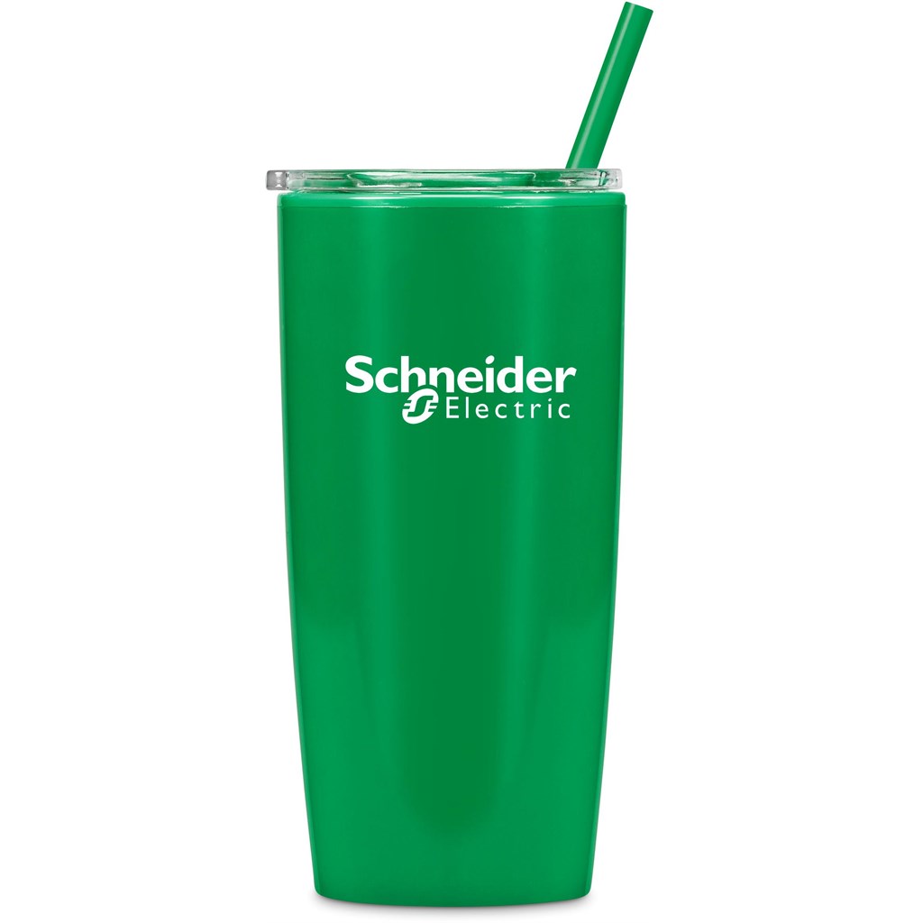 Altitude Daytona Plastic 2-in-1 Double-Wall Tumbler & Straw - 600ml - Image 29
