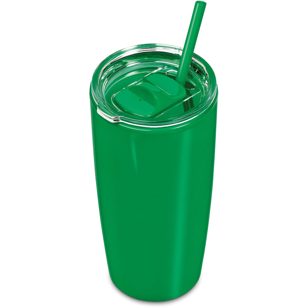 Altitude Daytona Plastic 2-in-1 Double-Wall Tumbler & Straw - 600ml - Image 37