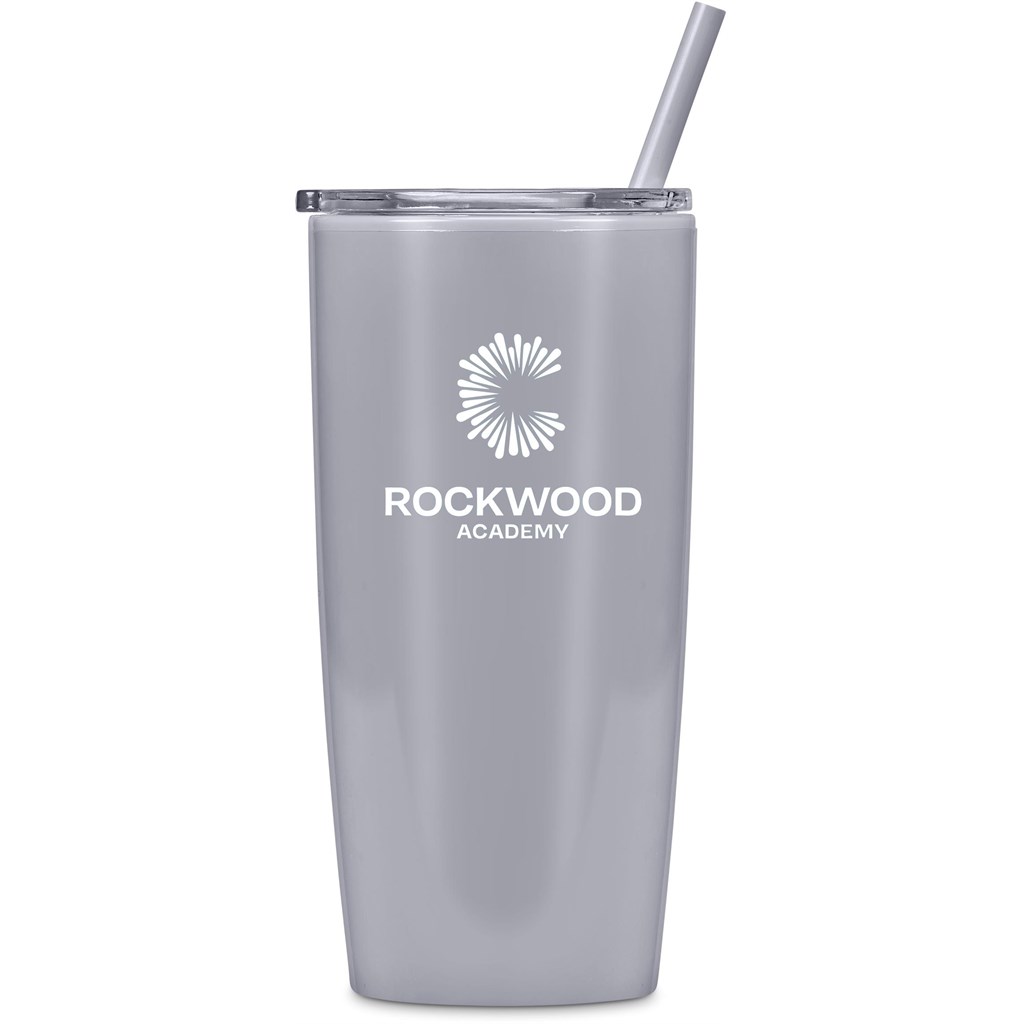 Altitude Daytona Plastic 2-in-1 Double-Wall Tumbler & Straw - 600ml - Image 42