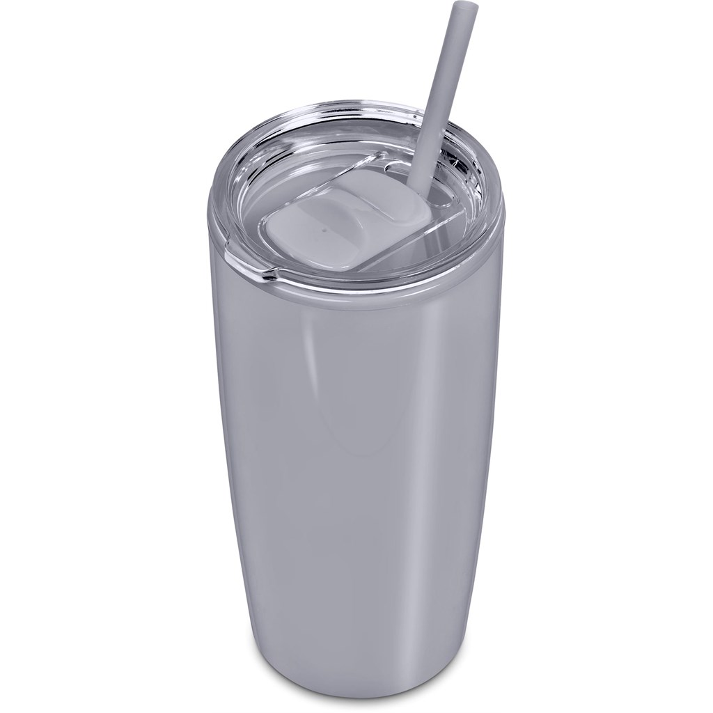 Altitude Daytona Plastic 2-in-1 Double-Wall Tumbler & Straw - 600ml - Image 49