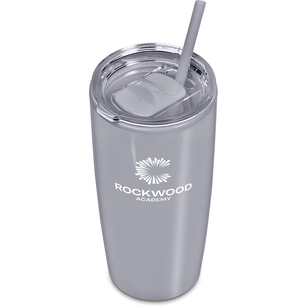 Altitude Daytona Plastic 2-in-1 Double-Wall Tumbler & Straw - 600ml - Image 48