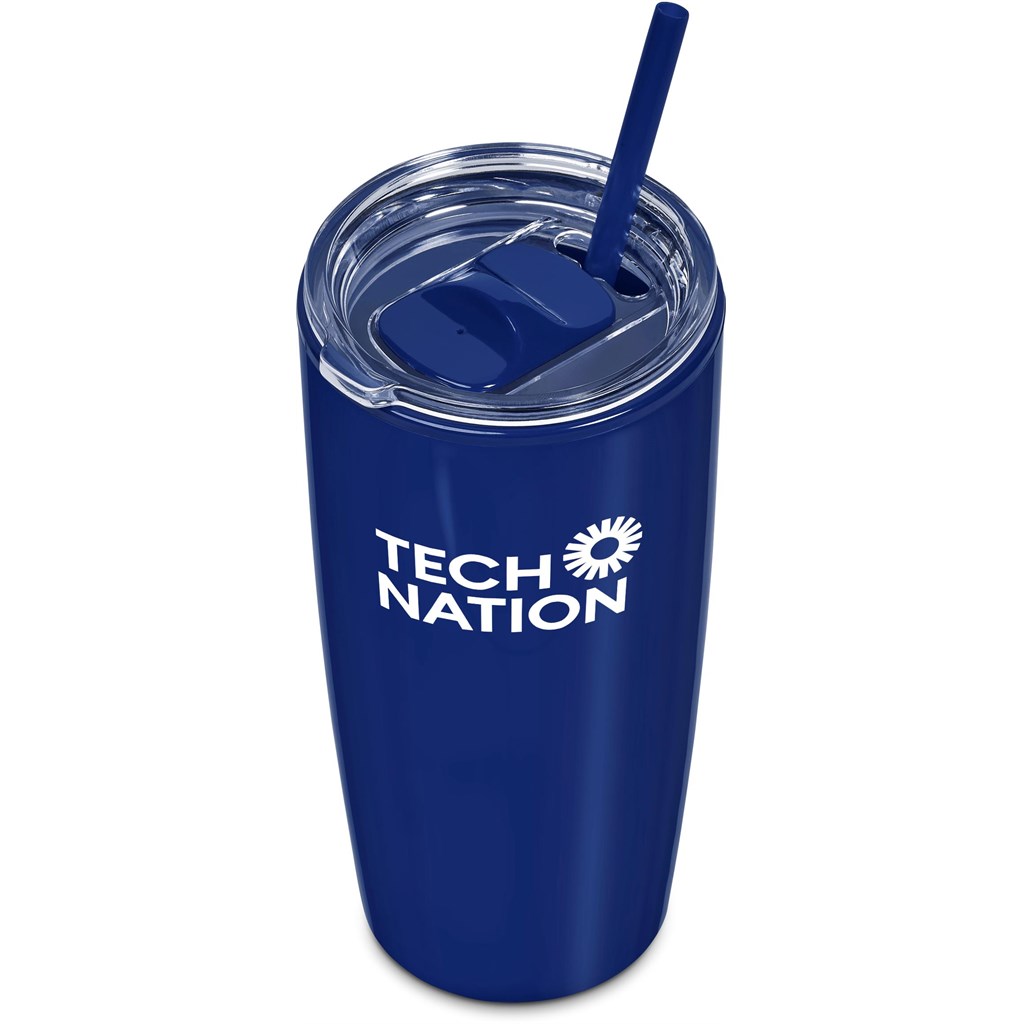 Altitude Daytona Plastic 2-in-1 Double-Wall Tumbler & Straw - 600ml - Image 60