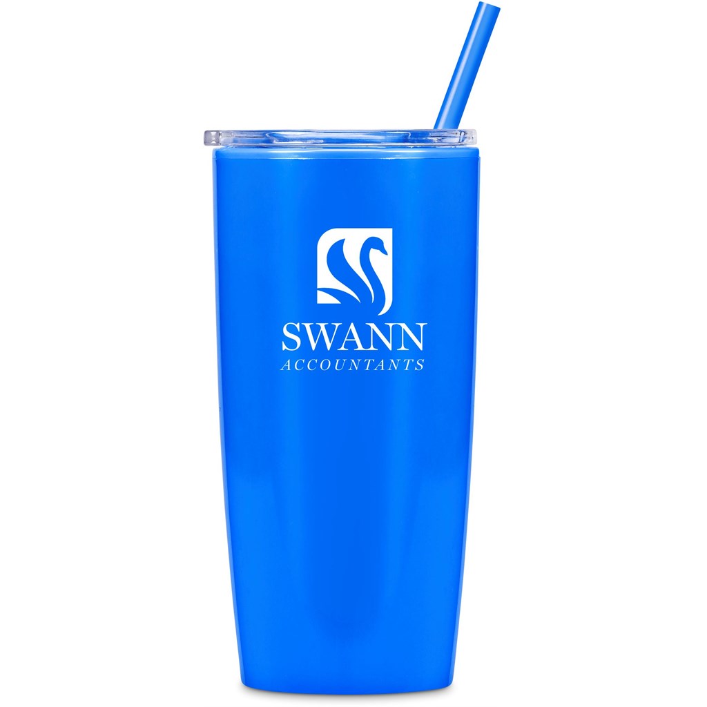 Altitude Daytona Plastic 2-in-1 Double-Wall Tumbler & Straw - 600ml - Image 67