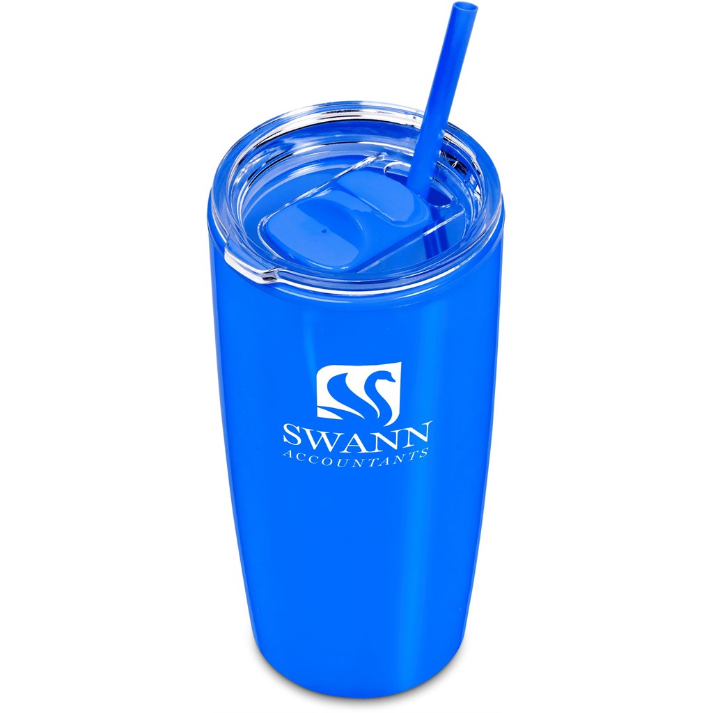 Altitude Daytona Plastic 2-in-1 Double-Wall Tumbler & Straw - 600ml - Image 65