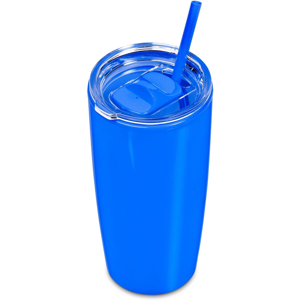 Altitude Daytona Plastic 2-in-1 Double-Wall Tumbler & Straw - 600ml - Image 68