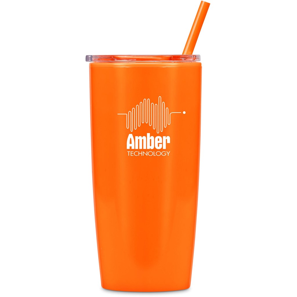 Altitude Daytona Plastic 2-in-1 Double-Wall Tumbler & Straw - 600ml - Image 81