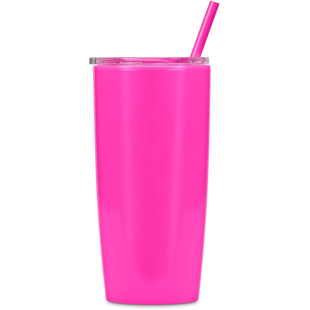 Altitude Daytona Plastic 2-in-1 Double-Wall Tumbler & Straw - 600ml - Image 94