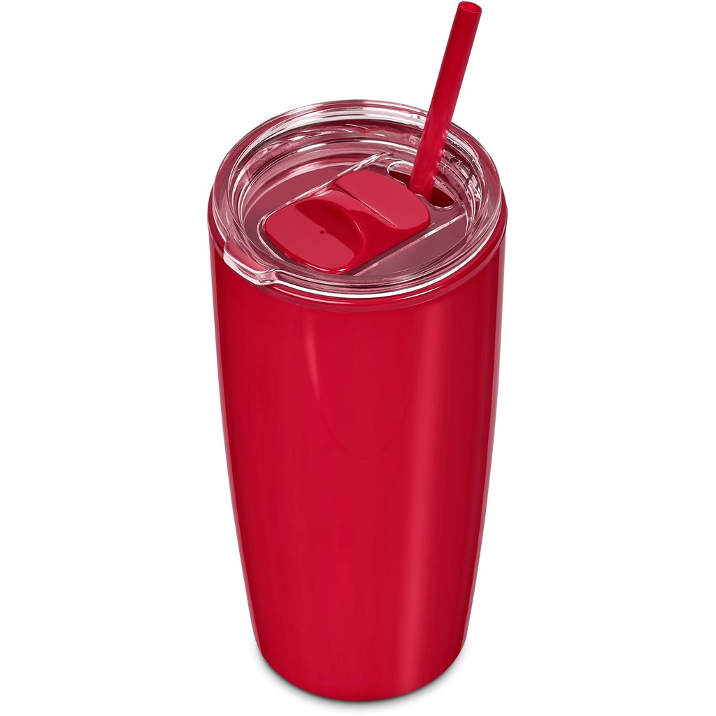 Altitude Daytona Plastic 2-in-1 Double-Wall Tumbler & Straw - 600ml - Image 112