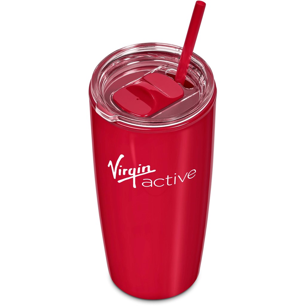 Altitude Daytona Plastic 2-in-1 Double-Wall Tumbler & Straw - 600ml - Image 104