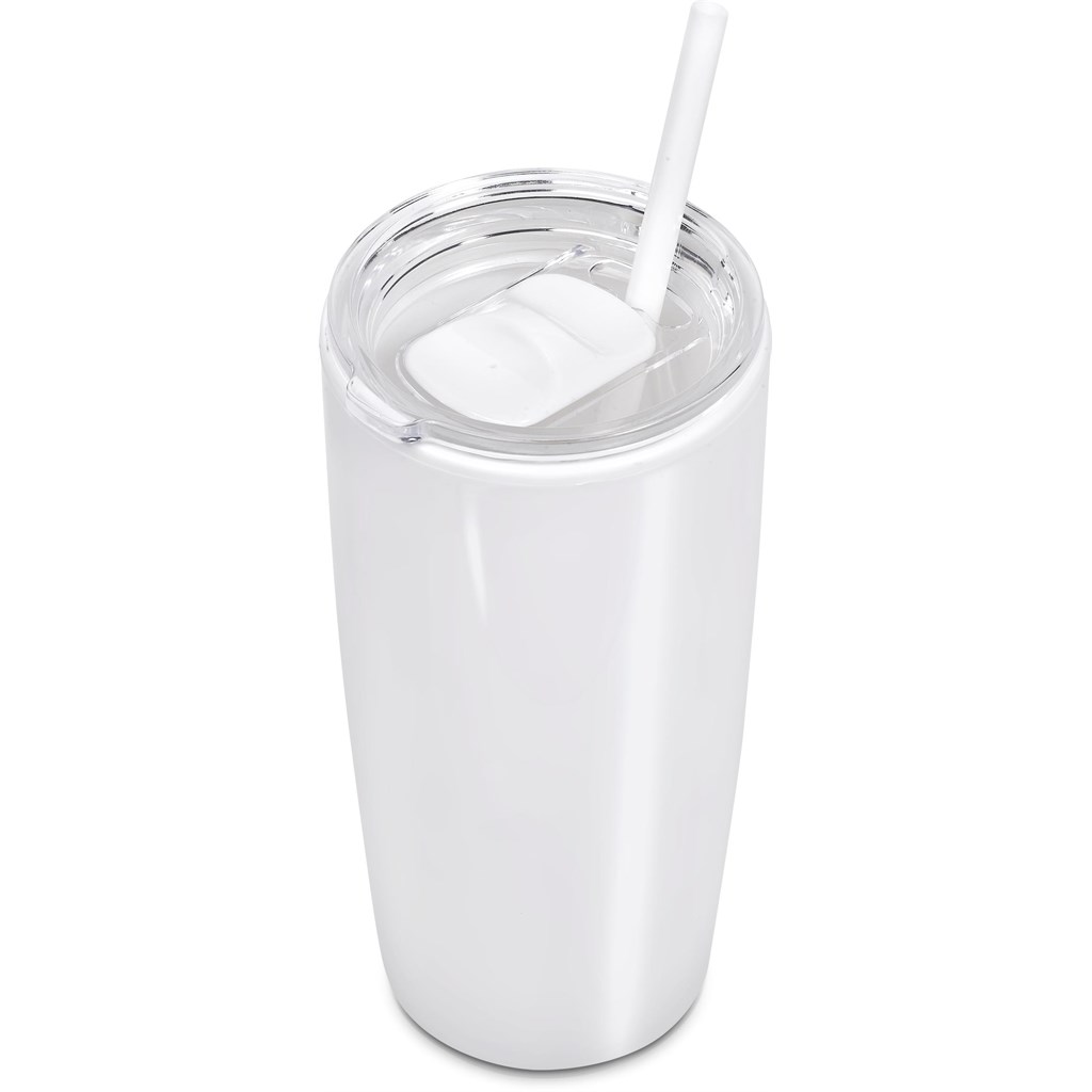 Altitude Daytona Plastic 2-in-1 Double-Wall Tumbler & Straw - 600ml - Image 114