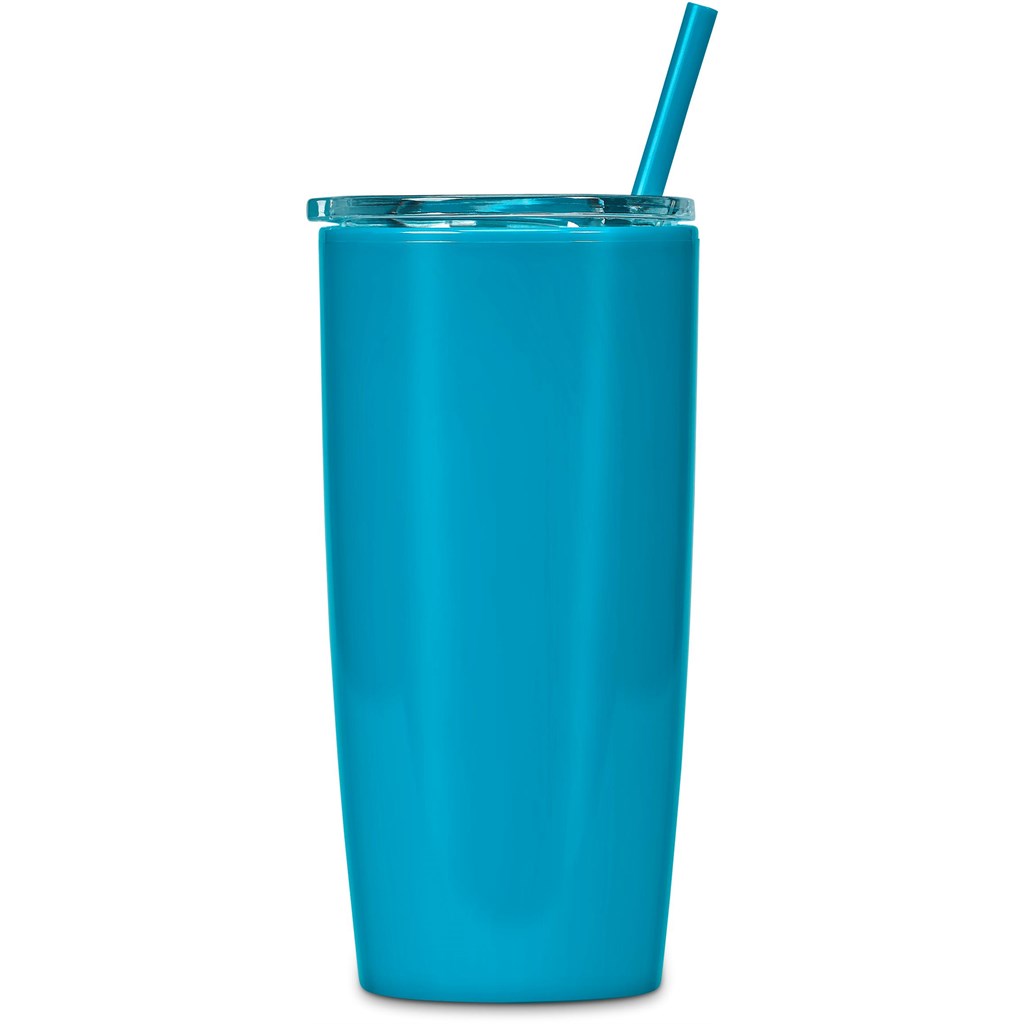 Altitude Daytona Plastic 2-in-1 Double-Wall Tumbler & Straw - 600ml - Image 131