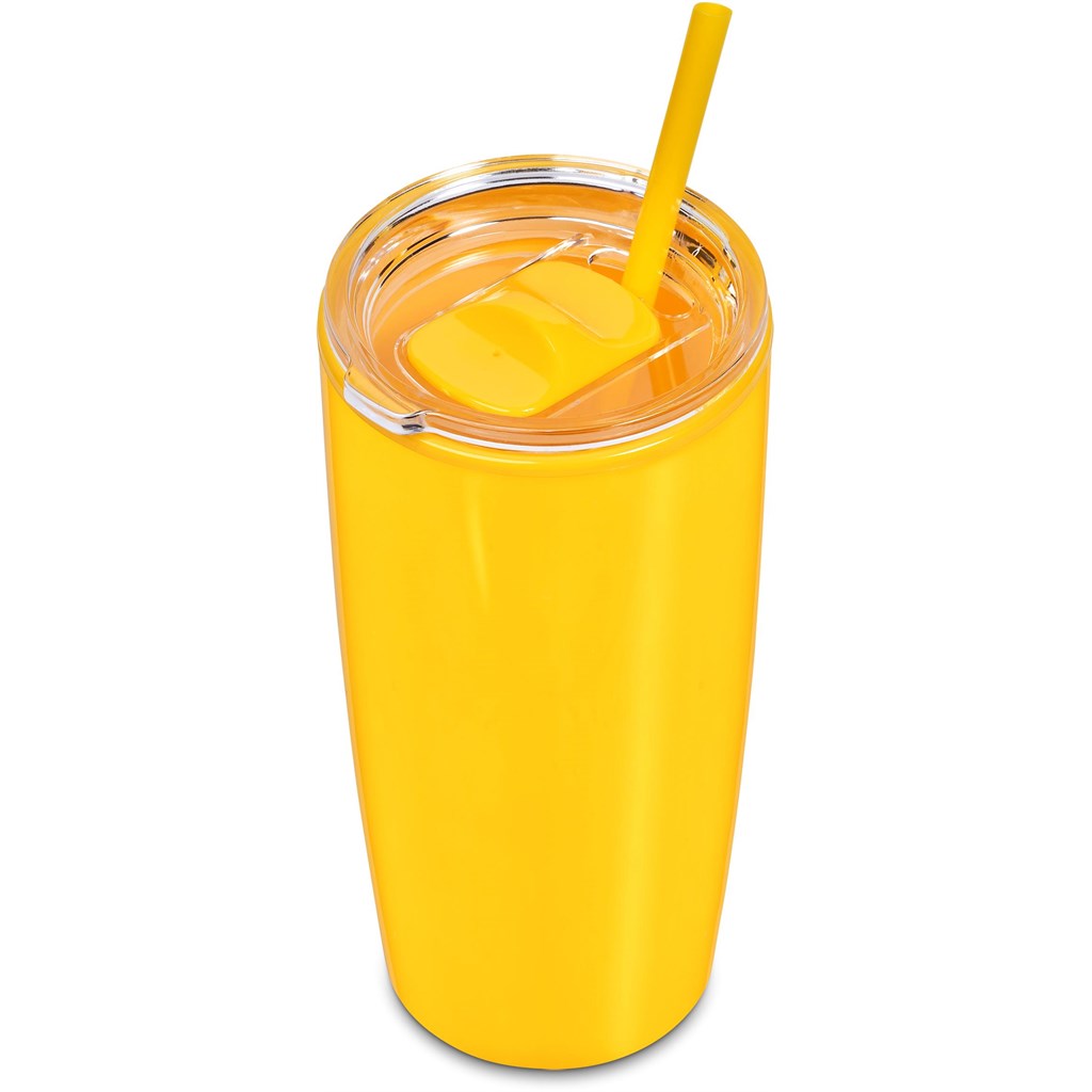 Altitude Daytona Plastic 2-in-1 Double-Wall Tumbler & Straw - 600ml - Image 142