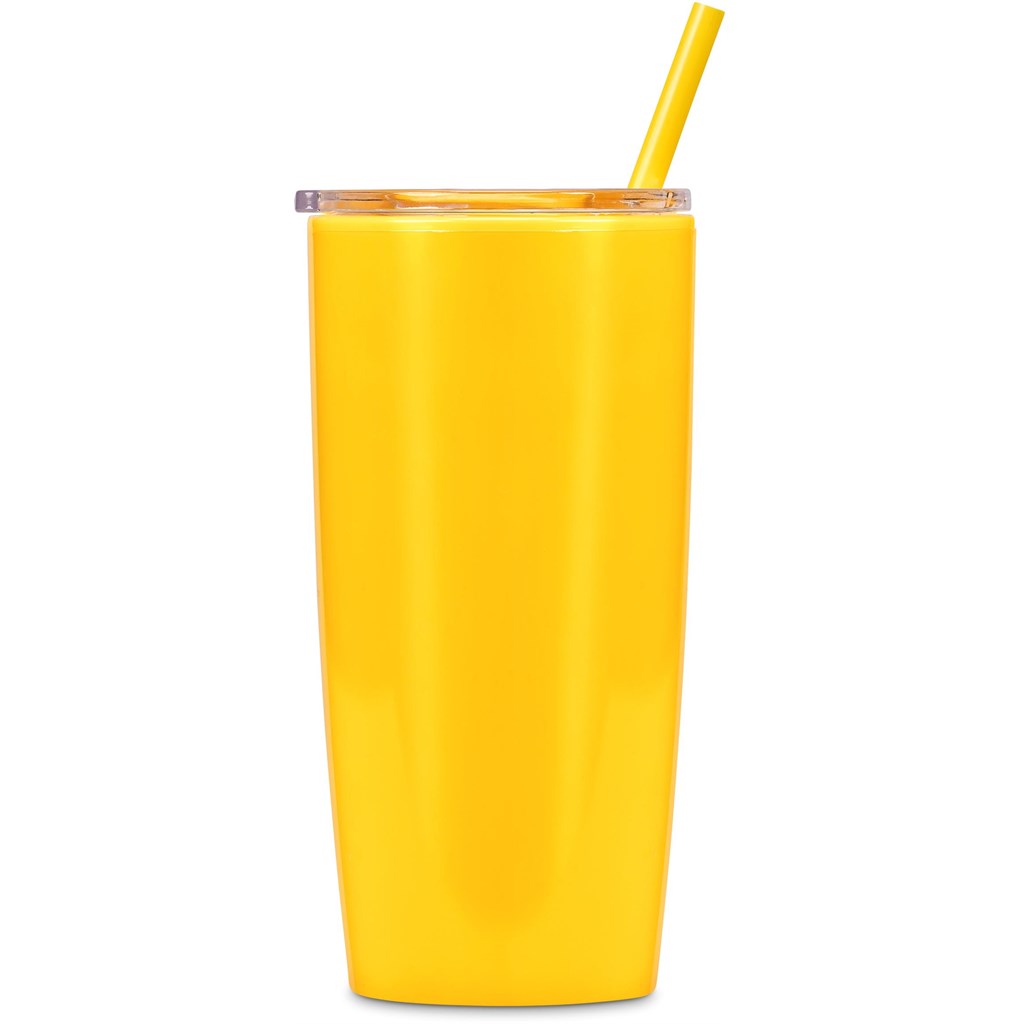 Altitude Daytona Plastic 2-in-1 Double-Wall Tumbler & Straw - 600ml - Image 143