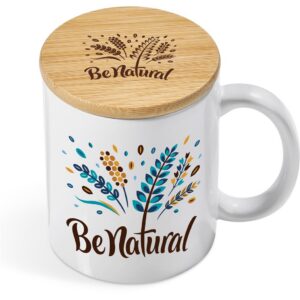 Alternative view of Okiyo Sozo Bamboo & Ceramic Sublimation Coffee Mug - 330ml